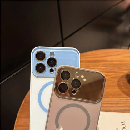 【Magnet内蔵】シンプルおしゃれ マット スマホケース｜iPhone対応 #251104