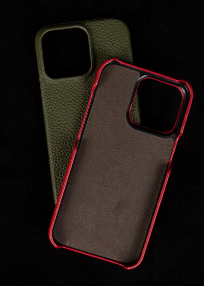 【本革シリーズ】名入れカスタム レザーiPhoneケース｜イニシャル刻印対応｜iPhone対応 #241012