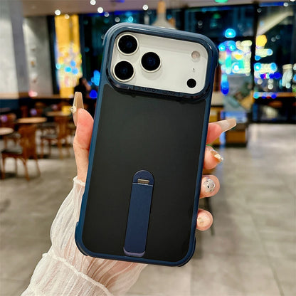 【Magnet内蔵】半透明 マットカラー スタンド付き スマホケース｜iPhone対応 #251209