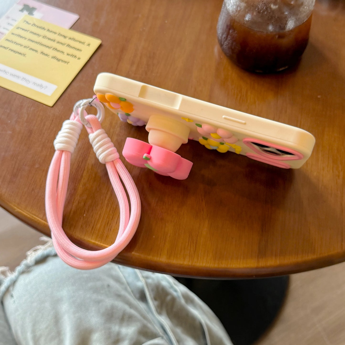 幾何学柄ハーフラップ iPhoneケース｜防塵・耐傷・指紋防止・滑り止め・水洗い可能 #260068
