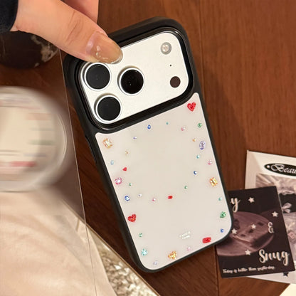 【ジュエルドット】iPhoneケース Magnetグリップ付き ｜キラキラ・上品ガーリー #231022