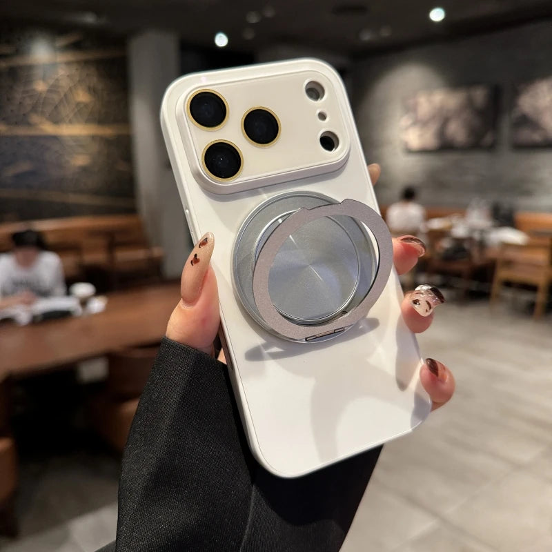 ラディアルリング スマホケース｜放射デザイン・折りたたみリング一体型 iPhoneケース #240407