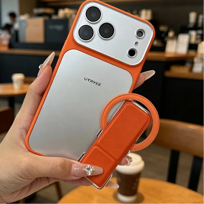 マグネット内蔵 多機能スタンドリング付き iPhoneケース 全6色 スタイリッシュ・モダン・カジュアル #261124