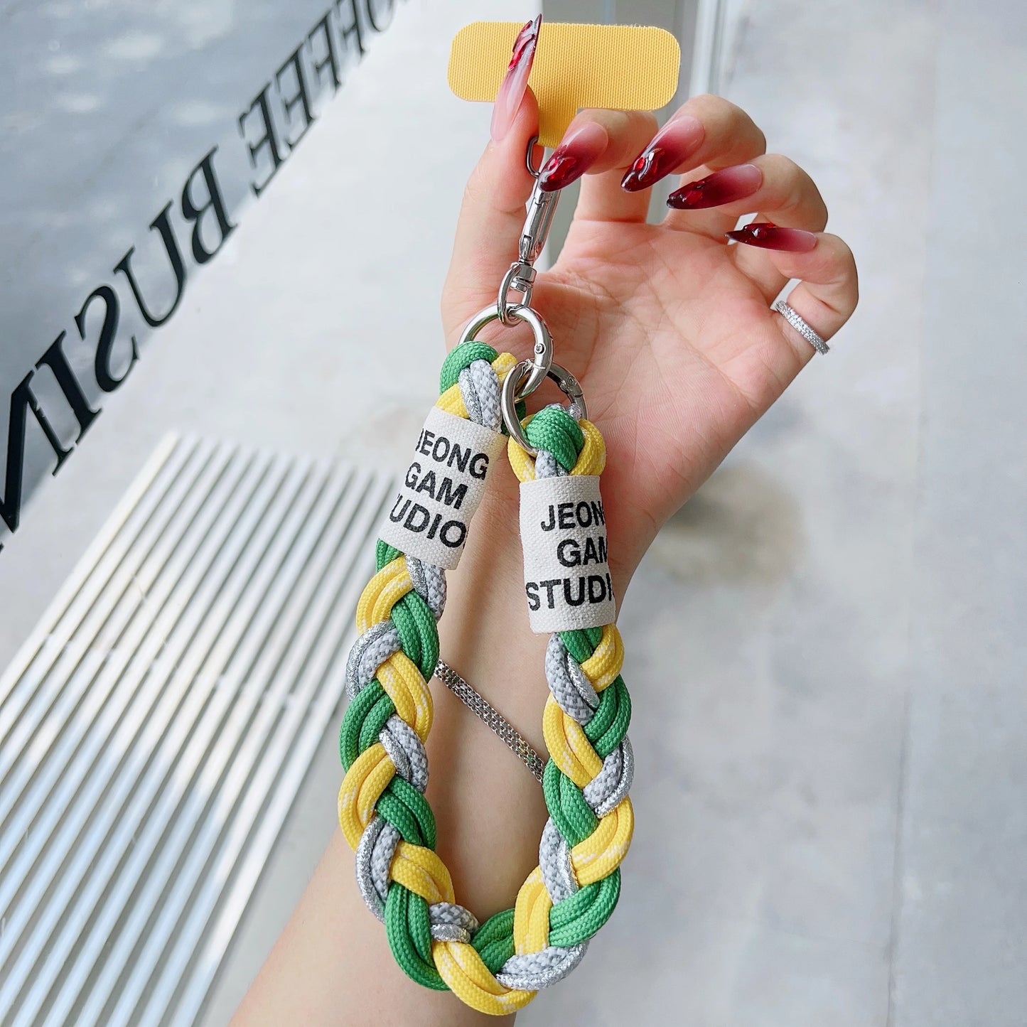 【トーンミックスストラップ】カラーロープ ハンドストラップ