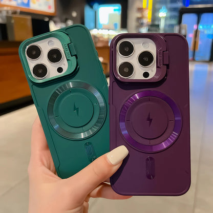 【Magnet内蔵】耐衝撃 スタンド付き シリコン スマホケース おしゃれカラー TPU＋PC ハイブリッドリング付きカバー #250404