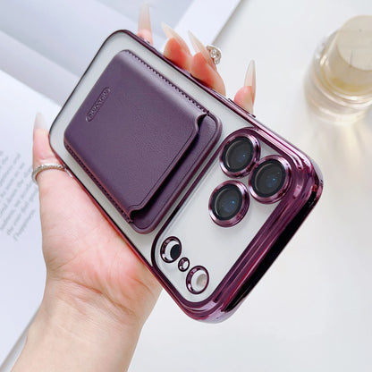 【Magnet内蔵】着脱可能 カードポケット付き クリア ススマホケース｜iPhone対応 #251219