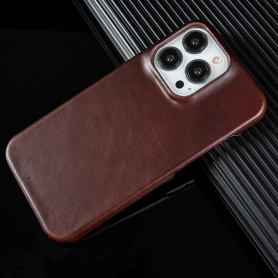 【本革シリーズ】フルグレイン オイルワックス プレミアムレザーケース｜iPhone対応 #240918