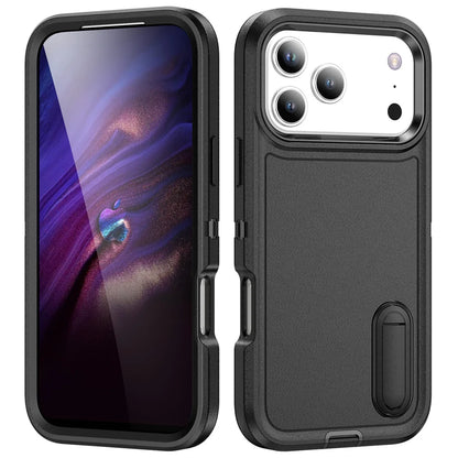 スタンド付き 耐衝撃 iPhoneケース｜折りたたみキックスタンド ネオンバイカラー #240109