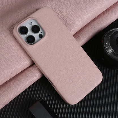 【Magnet内蔵】リアルレザー シンプル ハイグレード スマホケース｜iPhone対応 #241017