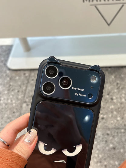猫耳モチーフ iPhoneケース ミラー付きデザインケース キャラクター・韓国風・ユニーク・個性的 #261097