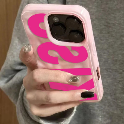 【ビッグロゴシリーズ】モノトーン KISS デザイン スマホケース｜iPhone対応 #251215