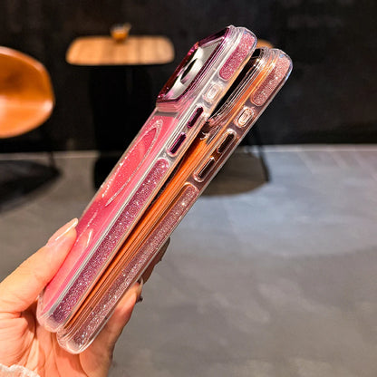 キラキラ ラメ グリッター Magnet内蔵 iPhoneケース #230723
