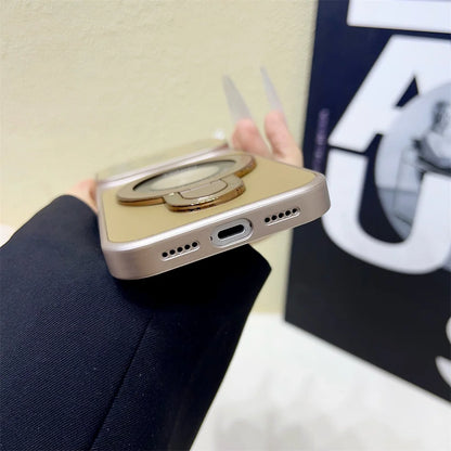 ミニマルリング マットケース｜シンプルカラー・折りたたみリング付き iPhoneケース #240402