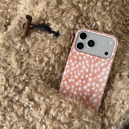 【ピンクバンビ】Banbi 鹿柄 チャーム付き スマホケース｜iPhone対応 #240614