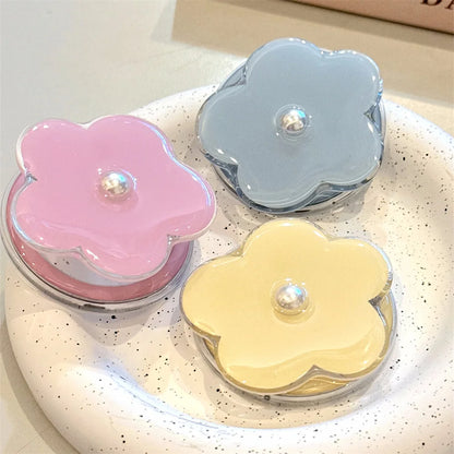 【スマホグリップ】フラワーパール パール付き お花 スタンド｜Magnet対応  #241113