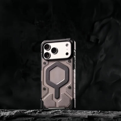 マグネット内蔵 メカニカルデザイン iPhoneケース (全5色) メカニック・アクセント #261221