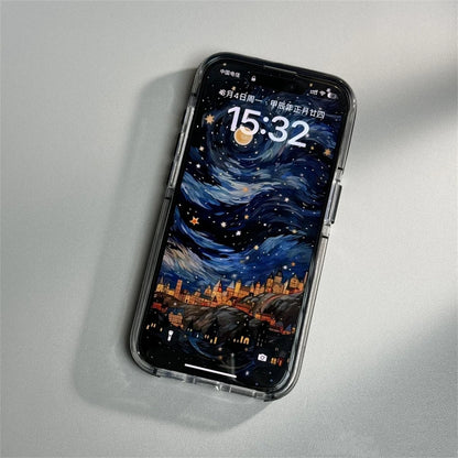 【Magnet内蔵】透明 クリアバンパー iPhoneケース カラー縁取り 耐衝撃 スマホケース｜iPhone対応 #250406