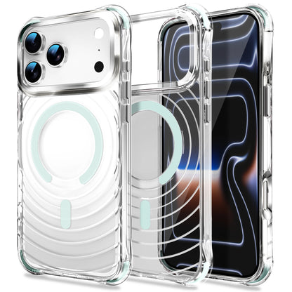 ウォーターリップル バンパー Magnet内蔵 クリアケース iPhoneケース｜耐衝撃・透明感シンプル #260042