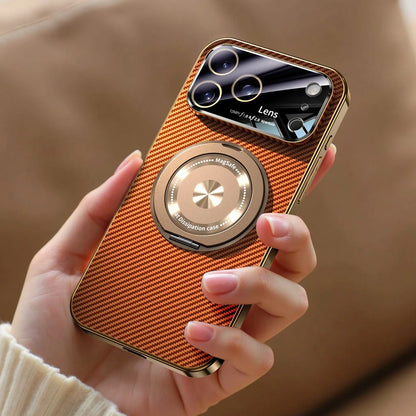 【折りたたみリングスタンド】耐衝撃 スリム TPU シンプル スタイリッシュ カーボン調デザイン スマホケース｜iPhone対応 #251228