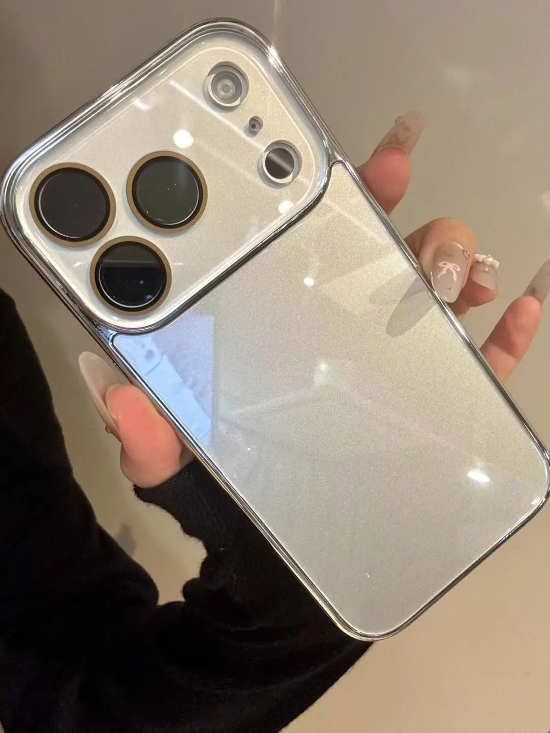 【メタリックミラー】グロスカラー × 光沢 スマホケース｜iPhone対応 #250126