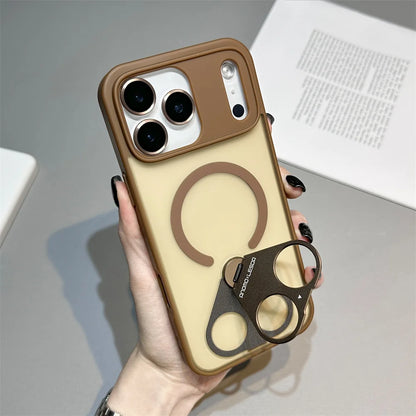 【スタンドシリーズ】メタルリング付き マグネット対応 おしゃれ耐衝撃スマホケース｜iPhone対応 #251121