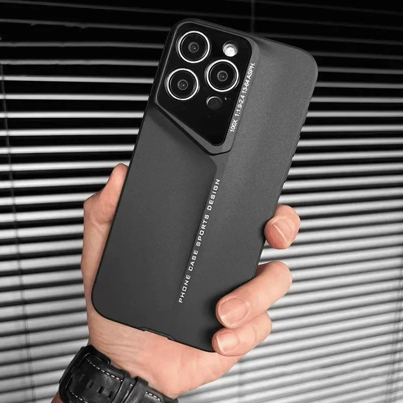【スポーツカーシルエット】モダン マットデザイン 耐衝撃 スマホケース｜iPhone対応 #250413