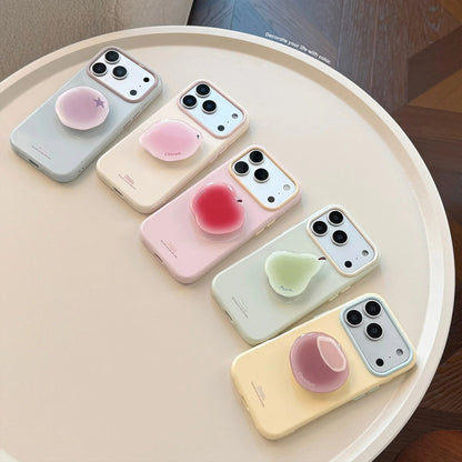 フルーツグリップ キャンディカラー iPhoneケース｜淡色パステル・ゆめかわ #260039