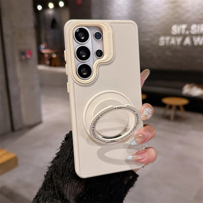 【Galaxy対応】パステルカラー スタンドリング スマホケース (全6色) マイルド・キュート スマホケース PCA #261189
