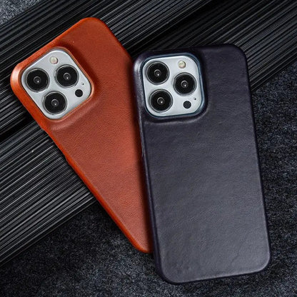 【本革シリーズ】フルグレイン オイルワックス プレミアムレザーケース｜iPhone対応 #240918