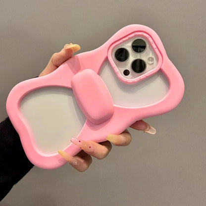 【ビッグリボンで存在感抜群】ぷっくり立体リボンケース｜iPhone対応 #250502