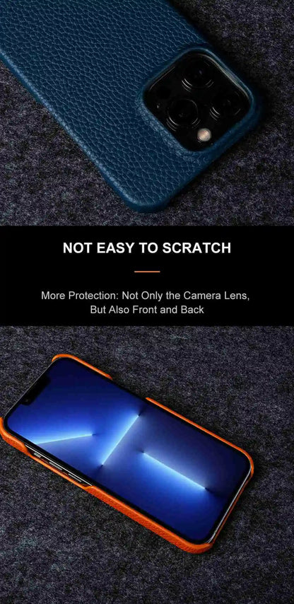 【本革シリーズ】フルグレインレザー スマホケース｜iPhone対応 #241016