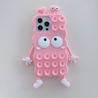 3Dモンスターデザイン ぷっくり シリコン iPhoneケース｜ユニーク・ポップ #261080