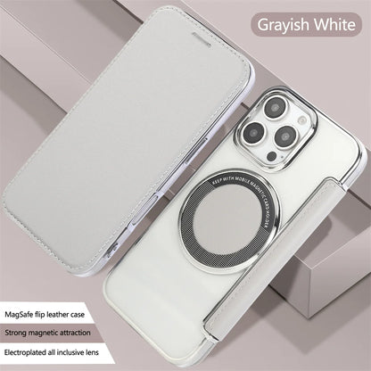 【Magnet内蔵】レザー調 カード収納付きフリップカバー スマホケース｜iPhone対応 #251129