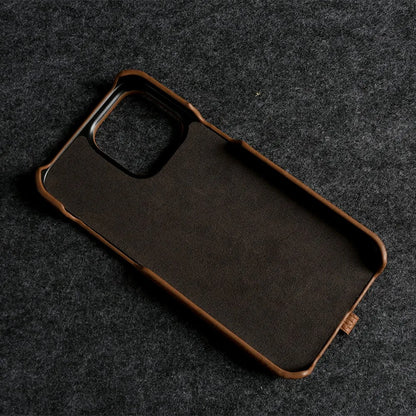 【本革シリーズ】ストラップ付き カードポケットレザースマホケース｜iPhone対応 #241014