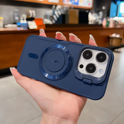 【Magnet内蔵】耐衝撃 スタンド付き シリコン スマホケース おしゃれカラー TPU＋PC ハイブリッドリング付きカバー #250404