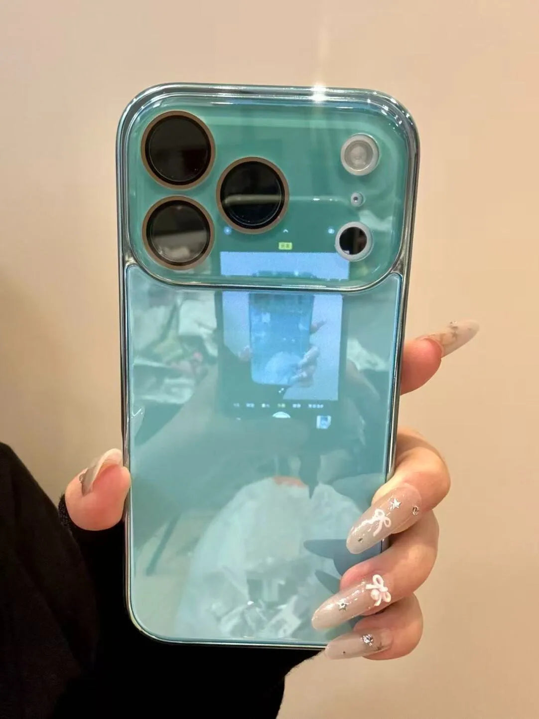 【メタリックミラー】グロスカラー × 光沢 スマホケース｜iPhone対応 #250126