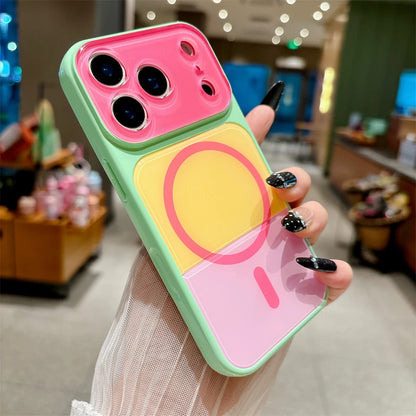 マグネット内蔵 カラフルiPhoneケース (全8色) ビビッド・プレイフル  #261239
