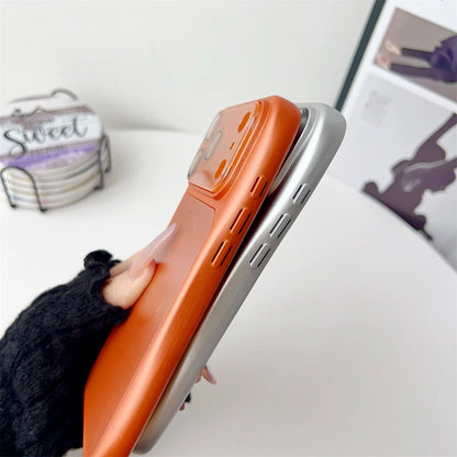 くびれシルエット ニュアンスくすみカラー マットな質感 Magnet内蔵  iPhoneケース #231205