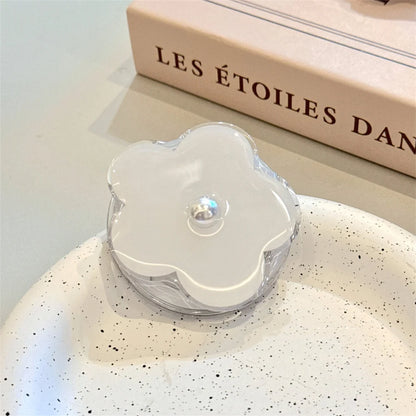 【スマホグリップ】フラワーパール パール付き お花 スタンド｜Magnet対応  #241113