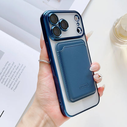 【Magnet内蔵】着脱可能 カードポケット付き クリア ススマホケース｜iPhone対応 #251219