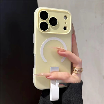 【Magnet内蔵】 パステルリング ストラップ付きスマホケース｜iPhone対応 #250227