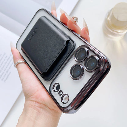 【Magnet内蔵】着脱可能 カードポケット付き クリア ススマホケース｜iPhone対応 #251219