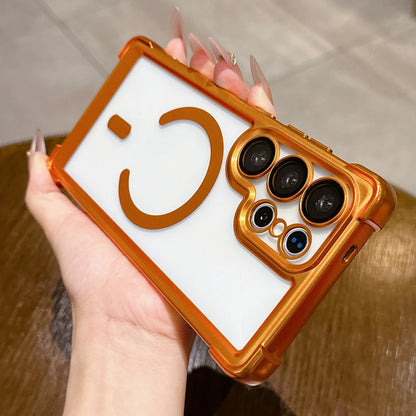 【Galaxy対応】マグネット内蔵 マット加工 耐衝撃ケース 全7色 おしゃれ スマホケース #261101