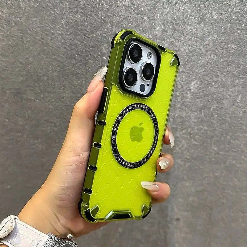 耐衝撃 タフデザイン iPhoneケース｜マグネット内蔵・全面保護 #231230