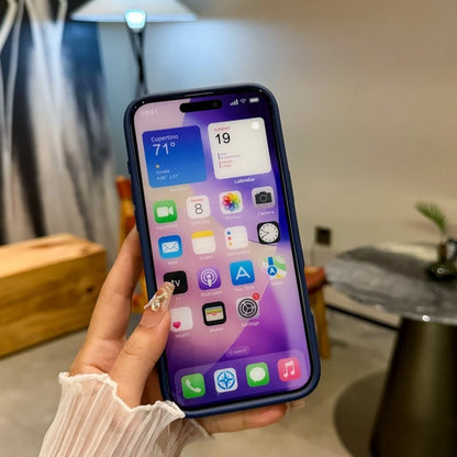 【折りたたみスタンド】シンプルカラー iPhoneケース #260131