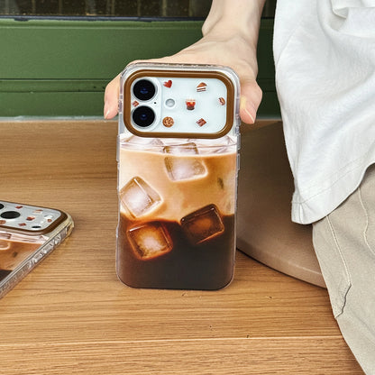 日常に溶け込むカフェラテの iPhoneケース｜耐衝撃・防塵仕様 #260069