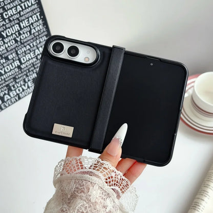 iPhone Duo メタルプレートモチーフケース (全7色) トレンド・カジュアル #261204