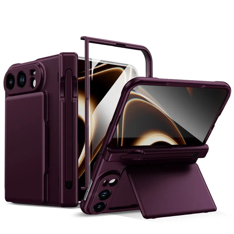 iPhone Duo カード収納 スタンド付き iPhoneケース｜シンプル・マットカラー #261246　