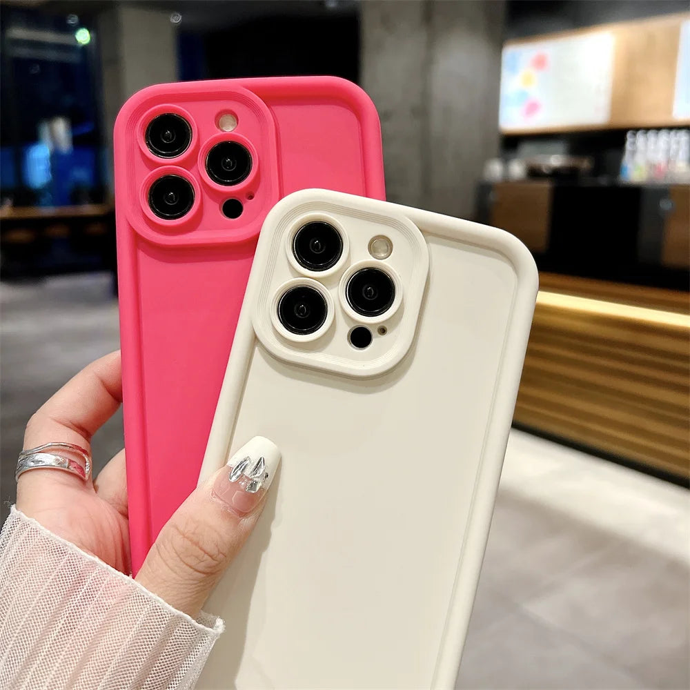【シンプルシリーズ】無地ショルダーストラップ付き おしゃれ肩掛け スマホケース｜iPhone対応 #250901