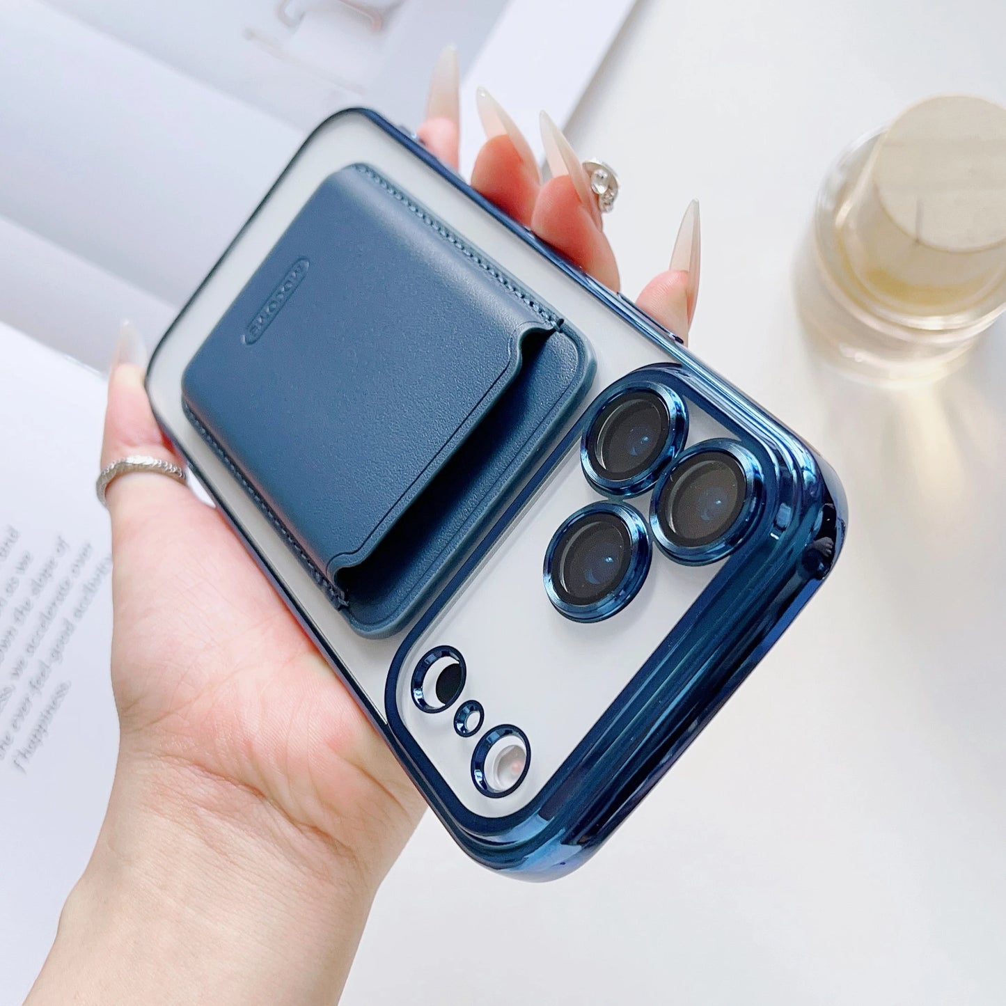 【MagSafe対応】 着脱可能 カードポケット付き クリア ススマホケース｜iPhone対応 #251219